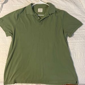 JCrew size XL green polo
